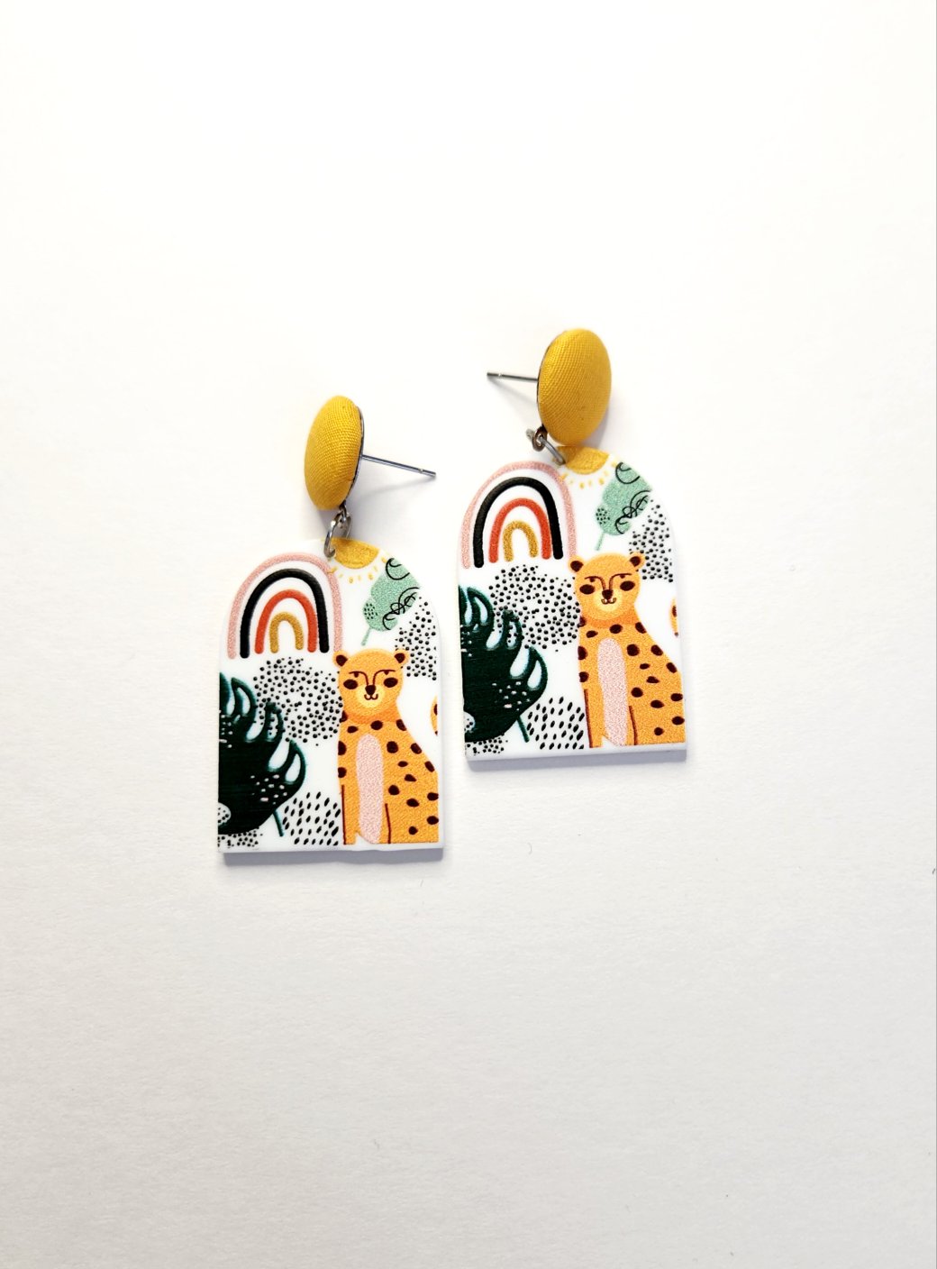 Boucles d'oreilles Amina en acrylique