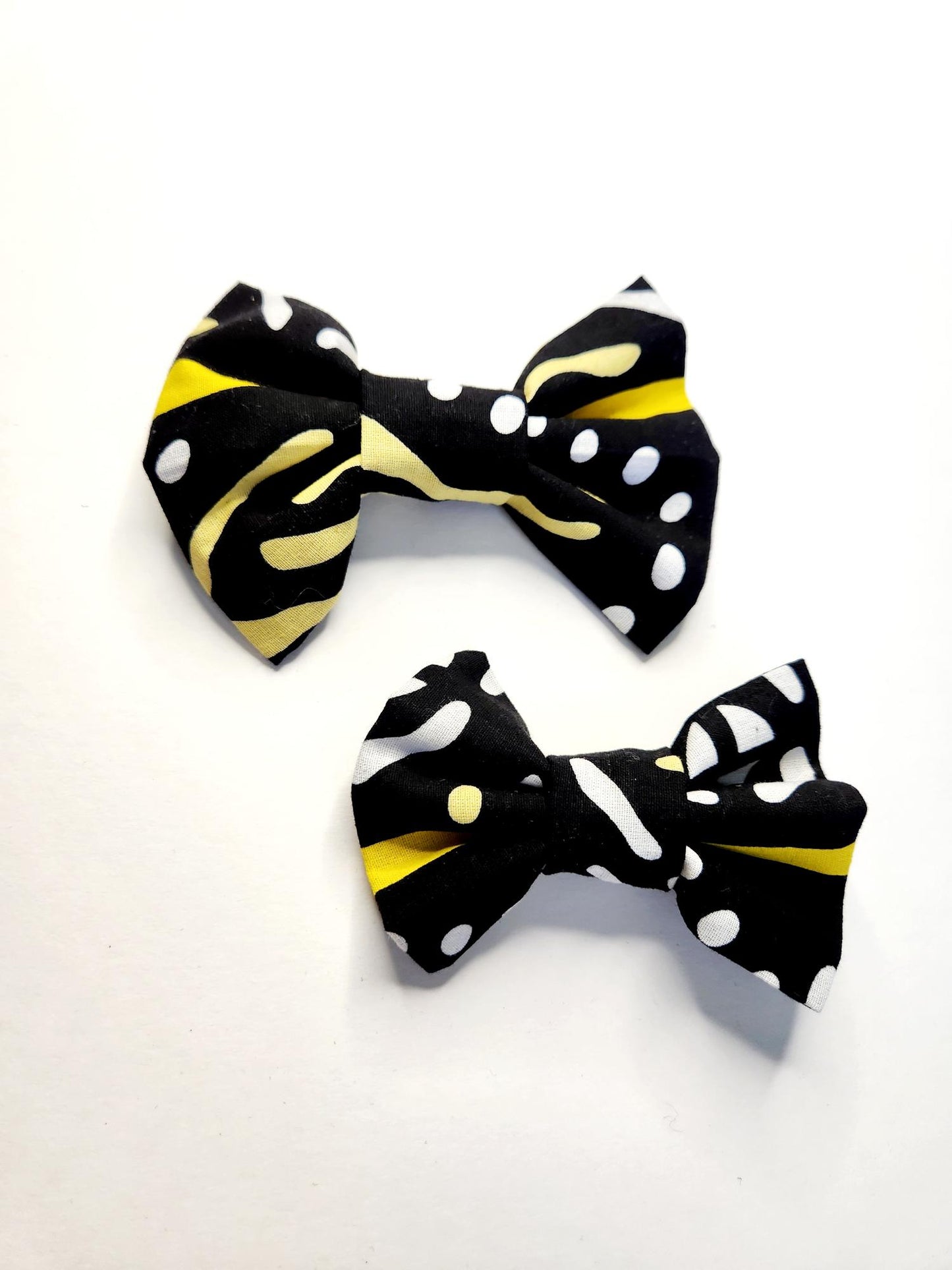 Barrette Kossi en tissu imprimé africain