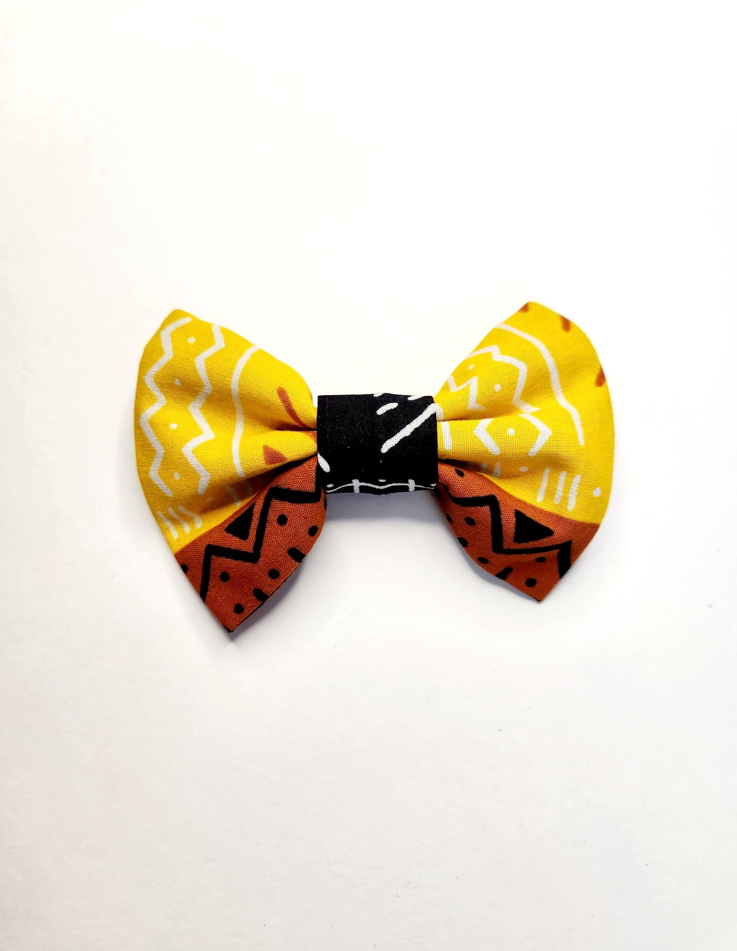 Barrette Kossi en tissu imprimé africain