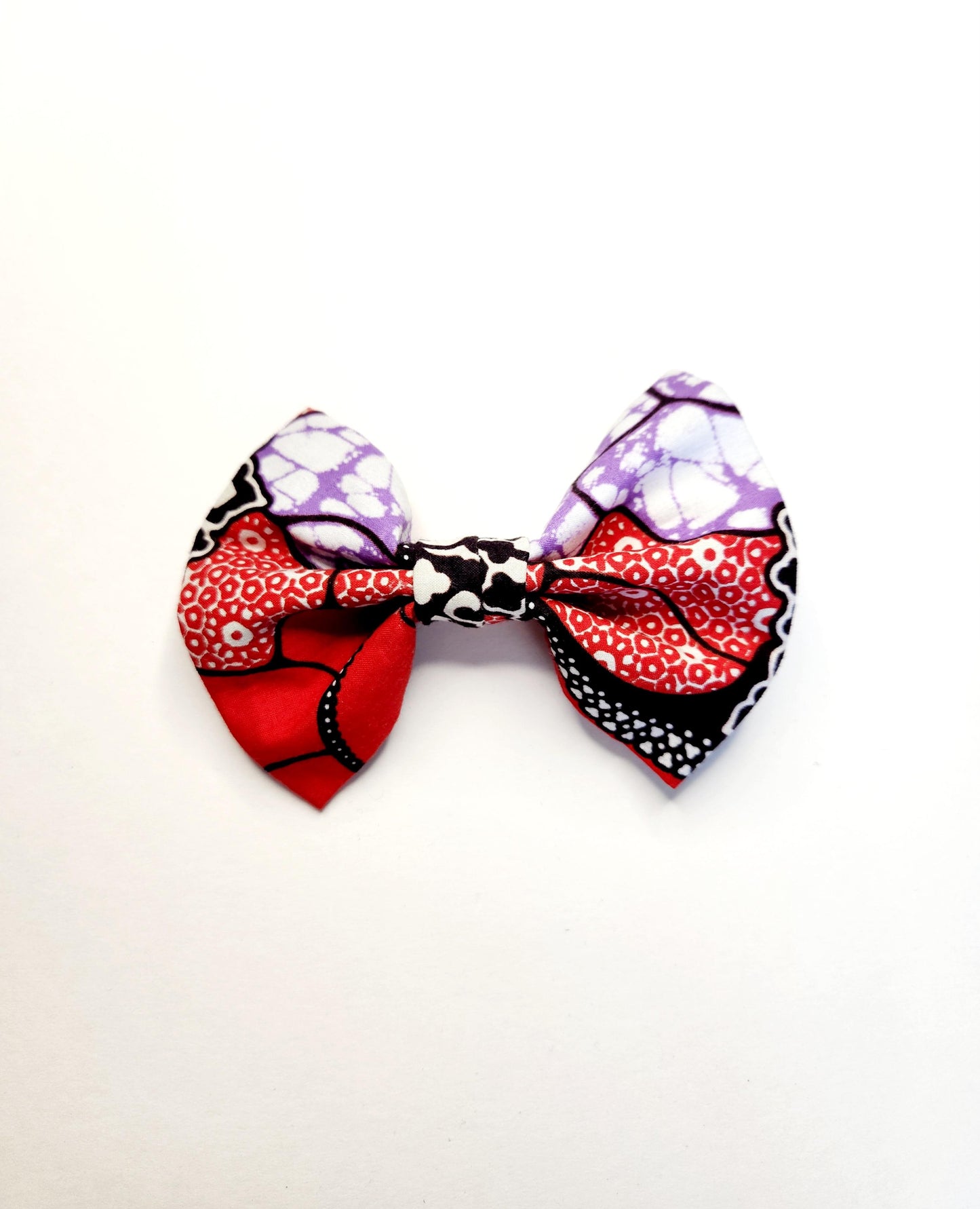 Barrette Kossi en tissu imprimé africain