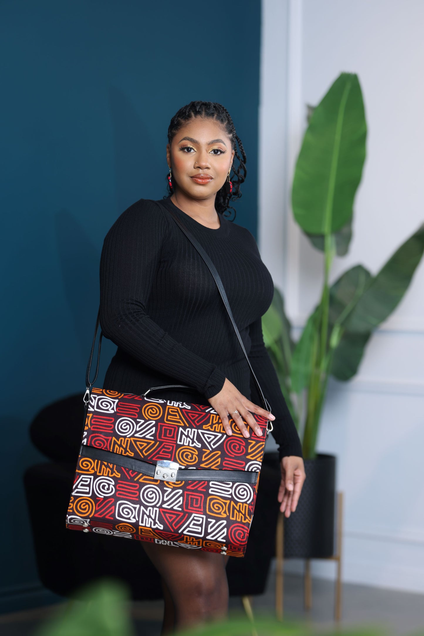 Sac Libanga en imprimé africain