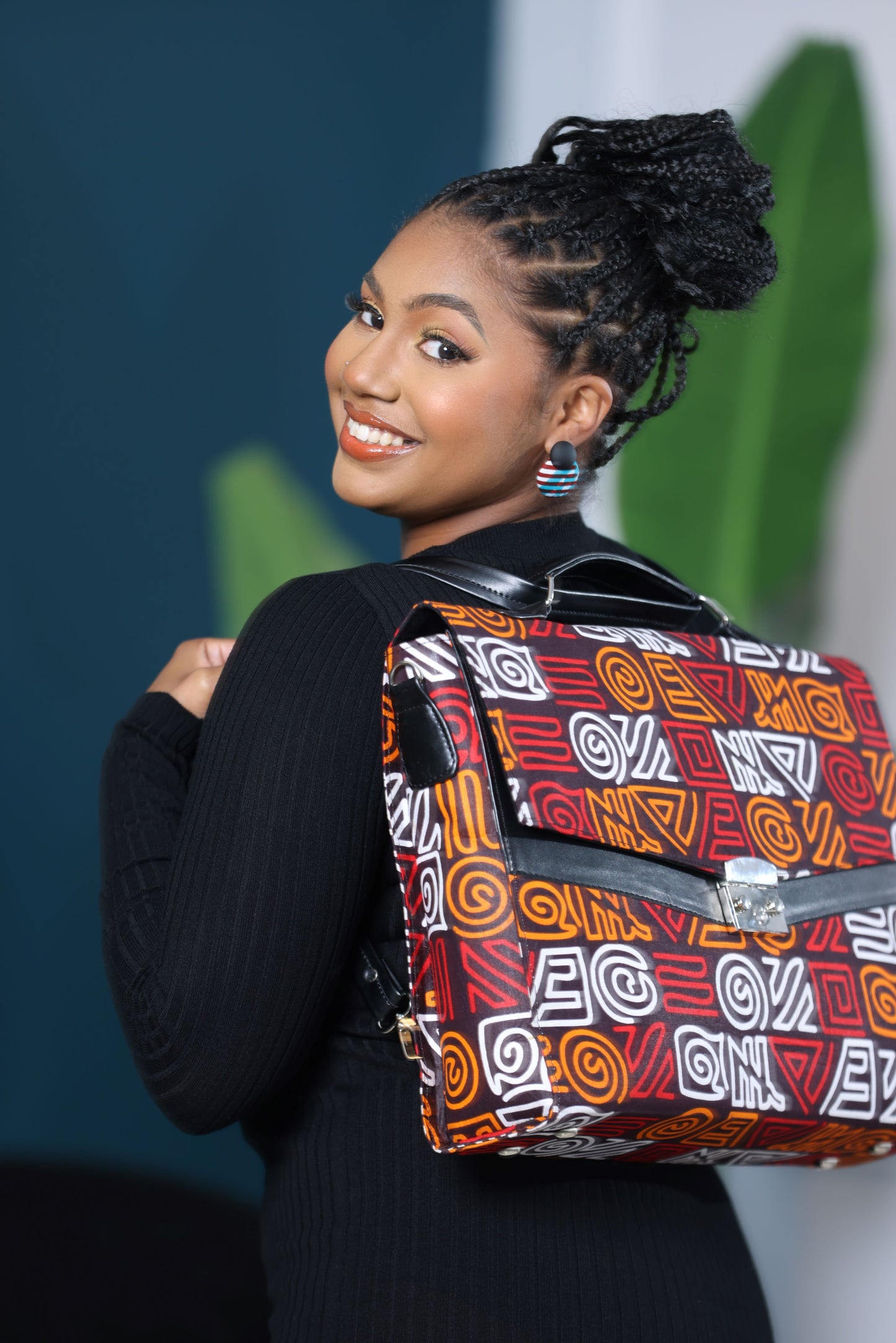 Sac Libanga en imprimé africain