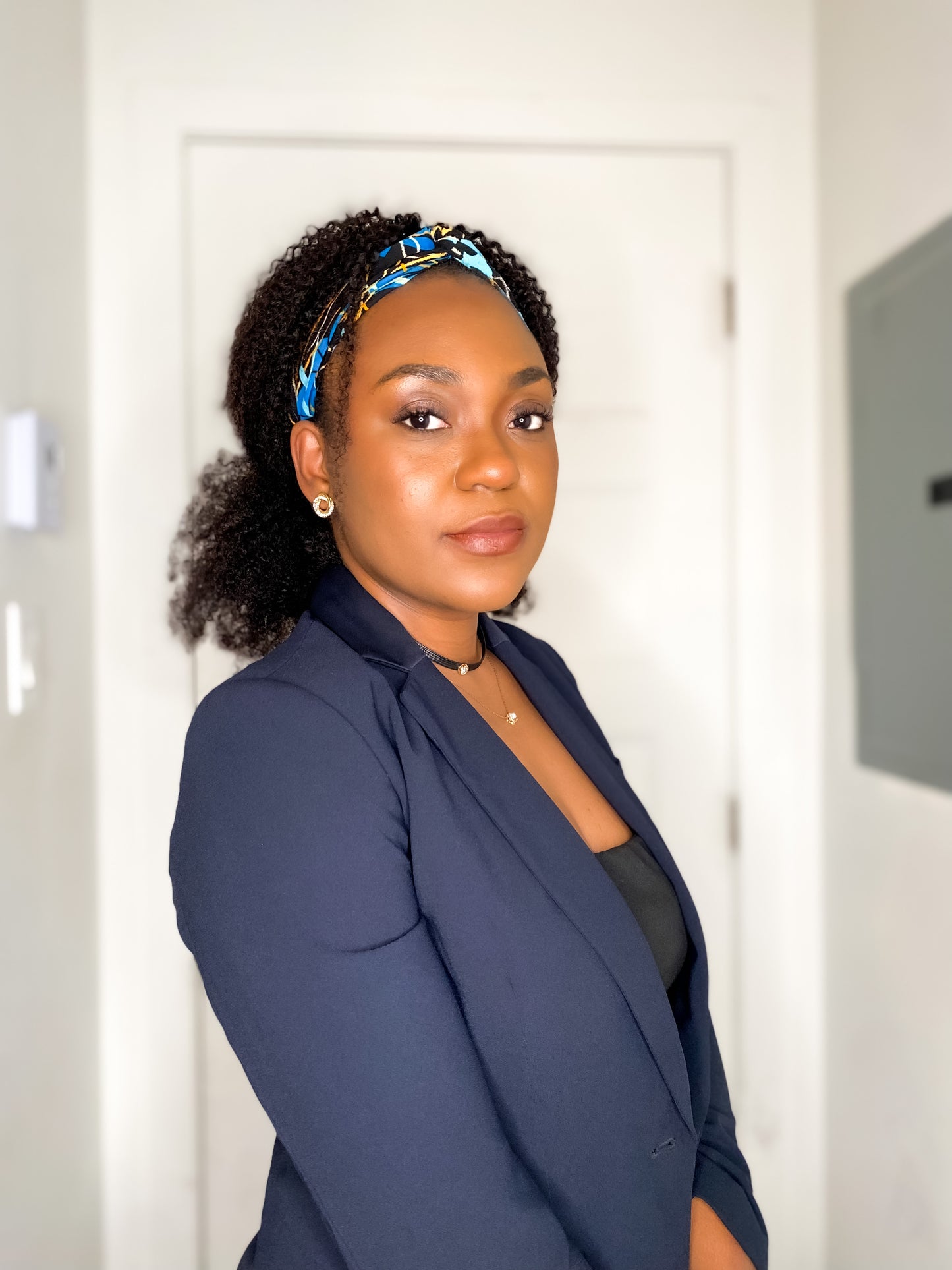 Bandeau croisé Liessa en imprimé africain