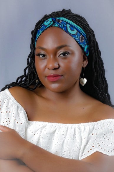 Bandeau croisé Liessa en imprimé africain