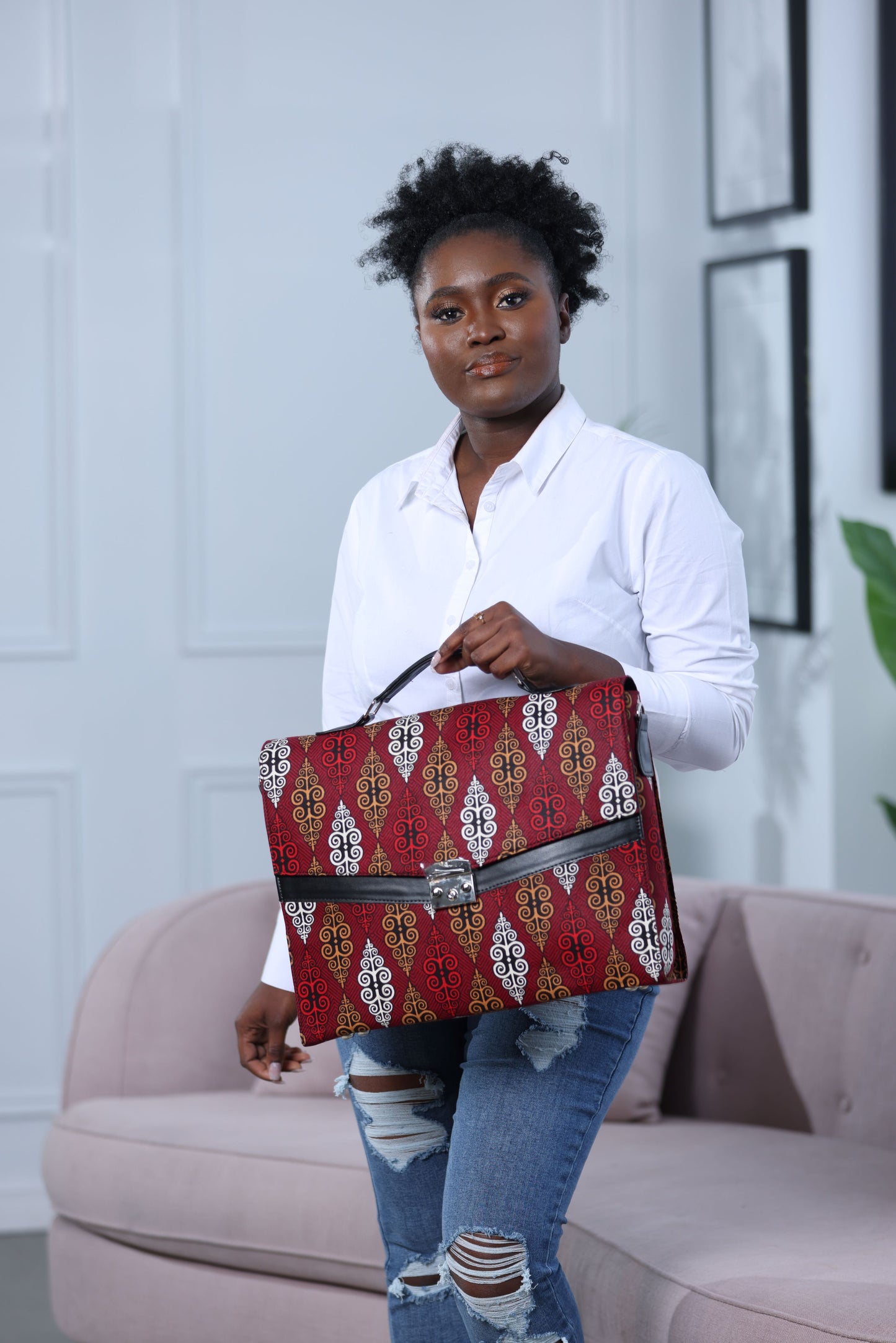 Sac Libanga en imprimé africain