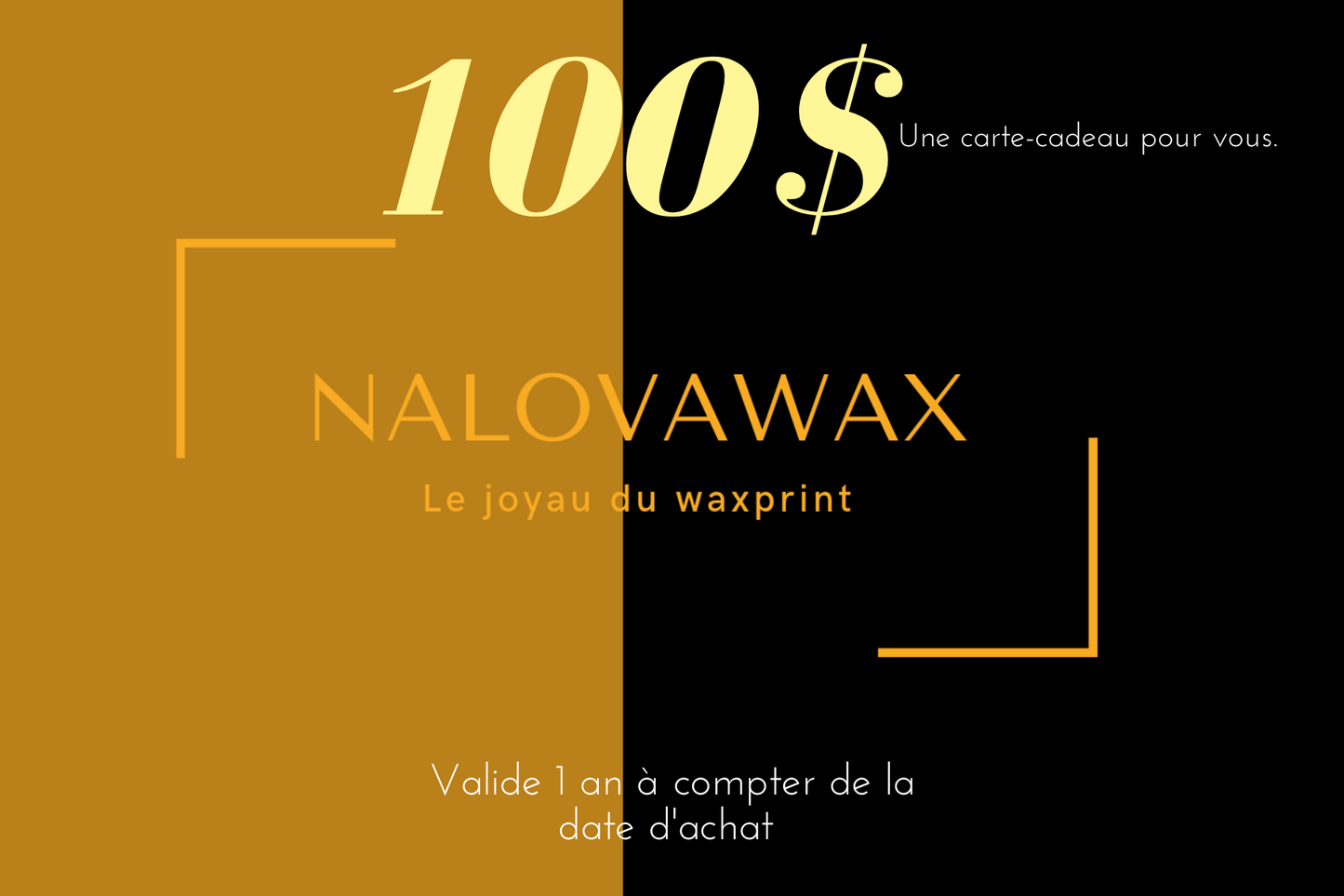 Carte-cadeau NalovaWax