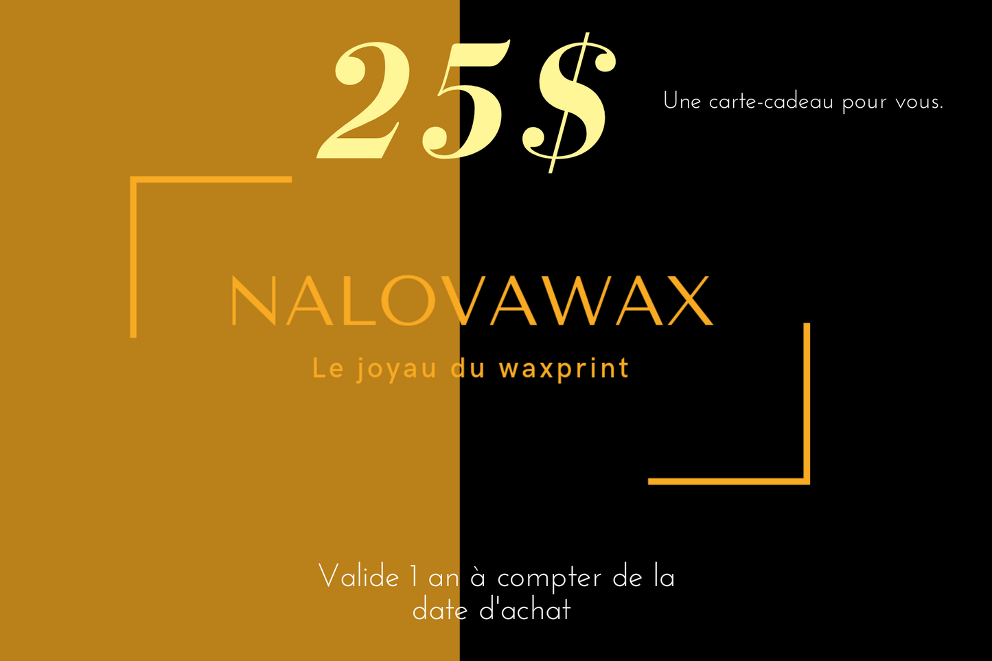 Carte-cadeau NalovaWax