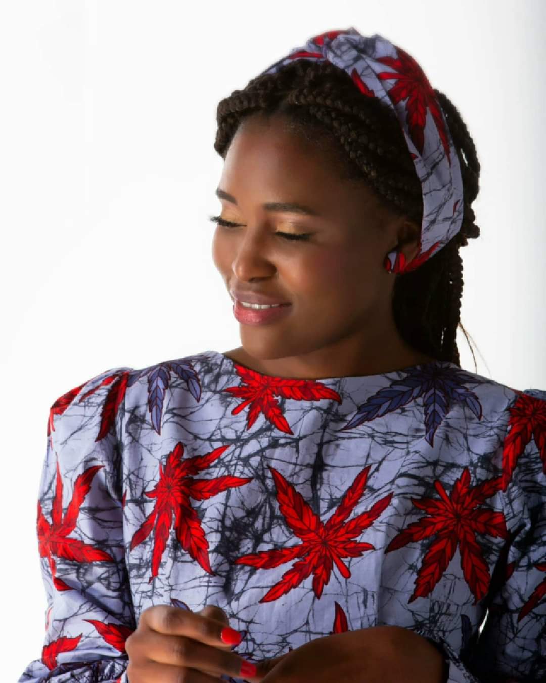 Robe Likasa en imprimé africain