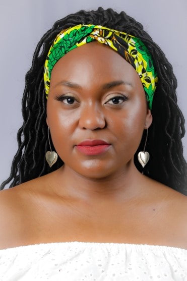 Bandeau croisé Liessa en imprimé africain