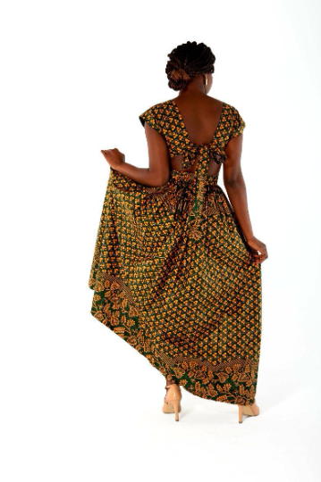 Robe Libela en imprimé africain