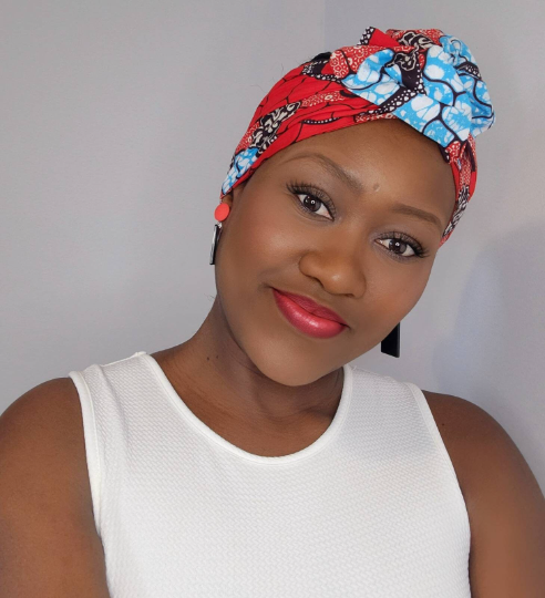 Bandeau flexible Kanga en tissu wax imprimé africain