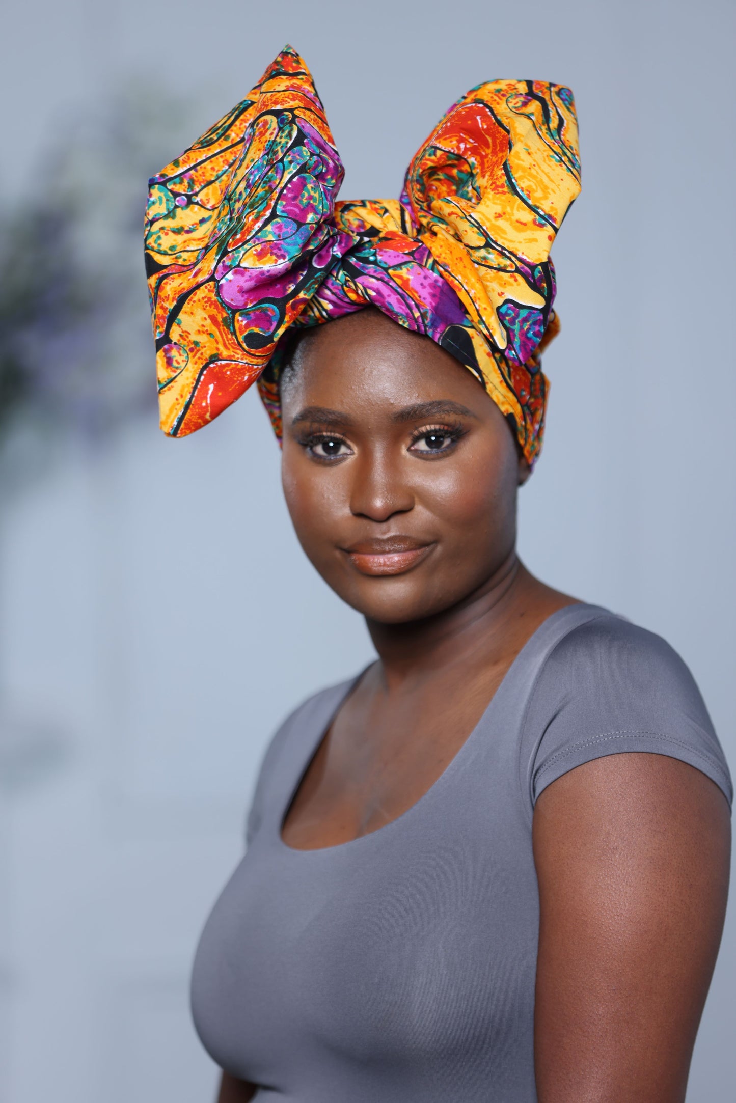 Headwrap Lisolo en imprimé africain