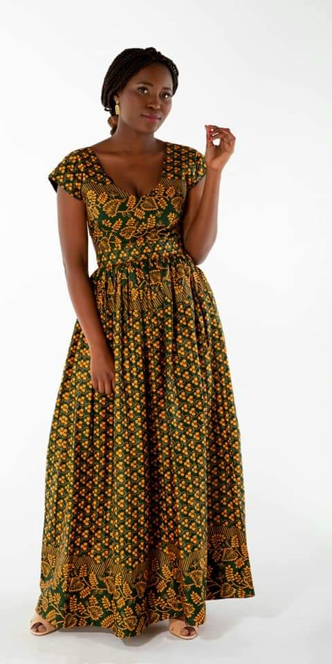 Robe Libela en imprimé africain